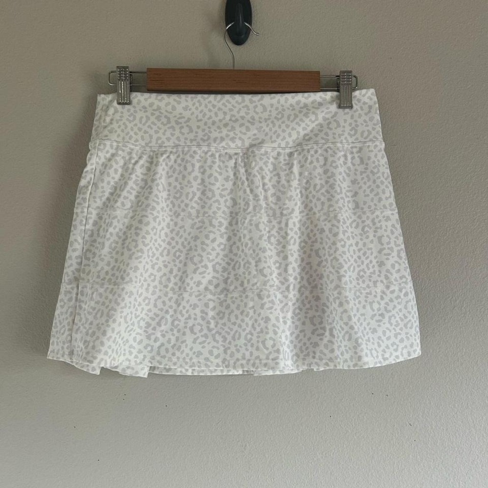 Mini white and‎ grey tennis skirt #tennisskirt Large